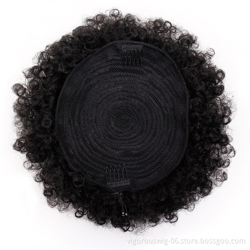 Vigorous 9 Inch Afro Kinky Curly Hair Bun for Women 3 colors Synthetic Hair Chignon Women Bun Accessories